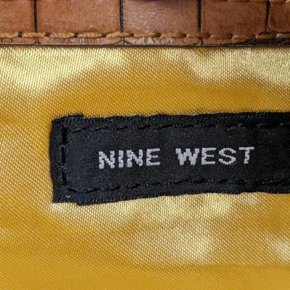 Nine West Leather Beige Satchel w/ Mini Tote - Picture 12 of 13